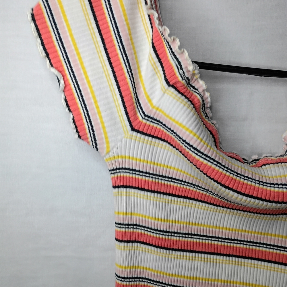 Forever 21 Multicolor Striped Ruffle Tee - Picture 8 of 9